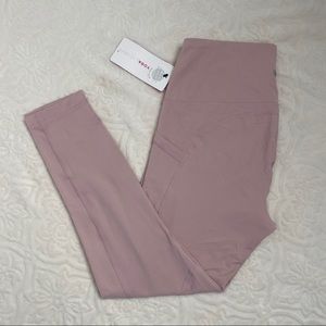 YOGALICIOUS nude tech high rise leggings pink